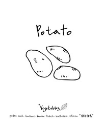 농산물 일러스트 / 손으로 그린 과일과 채소 그림
