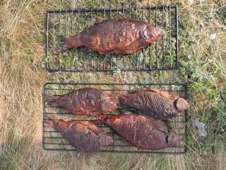 руба копченая на решетке