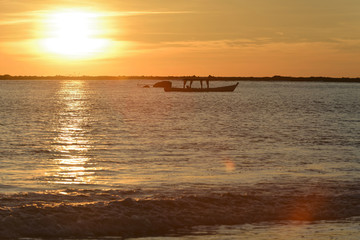 Naklejka na ściany i meble Sonnenuntergang, Ngapali-Beach, Ngapali, Thandwe, Rakhine-Staat, Myanmar, Asien
