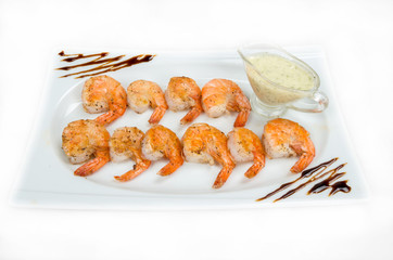 Royal Shrimps with Milk Sauce
