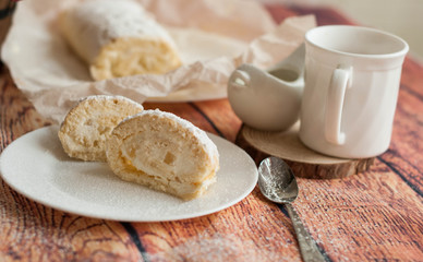 white pie for tea