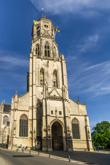Fototapeta na wymiar View at the church of Saint Gummarus in Lier - Belgium