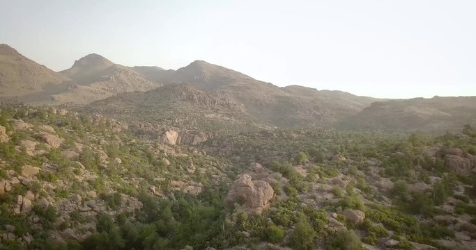 Aerial view of the Sonoran Desert in central Arizona