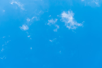 Fototapeta na wymiar blue sky with fine cloud formation