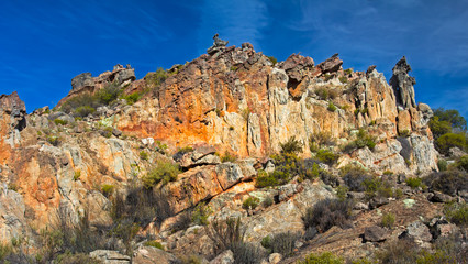 Impressive rock formation in Cederberg