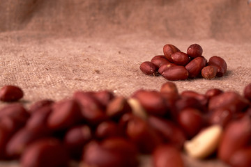 Peanut snacks nuts eating snacks red peanuts peanuts fried peanuts. concept of a good Friday rest
