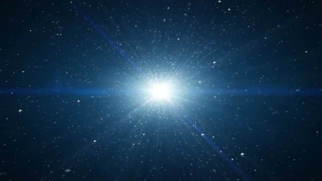 Camera shake,Animation motion background, The explosion of Dark blue, blue firecrackers. Spread out into small dust pellets and glow dust particle abstract background.