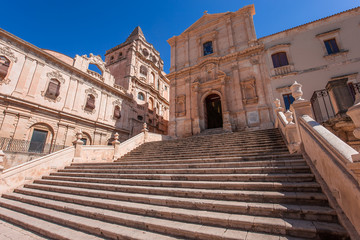 San Francesco Assisi church, Noto, sicily, Italy