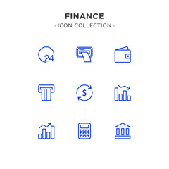 Simple Set of Accounting Related Vector Line Icons. Contains such Icons as Finance Report, Portfolio, Calculation and more. Editable Stroke