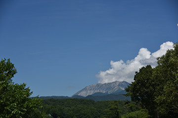 日本の鳥取の大山