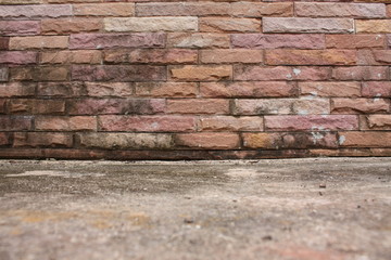 brick wall texture background vintage