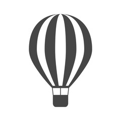 Vector hot air balloon icon
