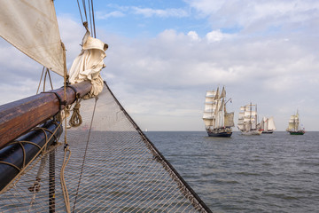 Segelschiffe beim Jade-Weser-Port-Cup