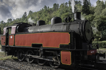 Fototapeta premium Lokomotywa parowa
