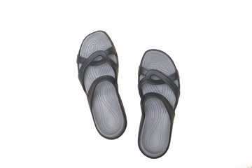 Beach slates on a white background. Isolate. Fashionable concept