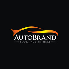 luxury Car Automotive Vector Logo Template
