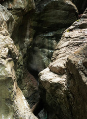 Fototapeta premium The Breitachklamm gorge. Allgäu, Bavaria region, Germany
