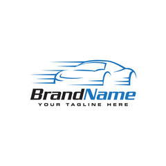 Obraz premium fast car logo automotive logo template