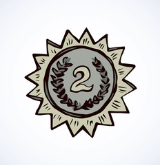 Fototapeta premium Medal. Vector drawing