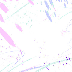 Modern background with pale blue and pink pastel  brushes, spots. White space for your text