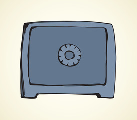 Safe. Vector drawing