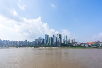 Obraz premium panoramic city skyline 