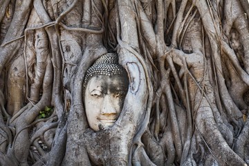 Ayutthaya historical sculpture, Thailand