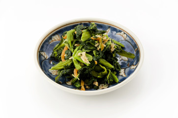 からし菜の炒め物