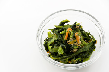 からし菜の炒め物