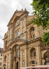 Fototapeta na wymiar Facade of St. Martin church in Bamberg