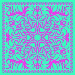 Mandala floral pattern. vector illustration