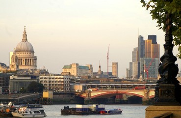 Naklejka premium London City evening