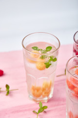 Detox infused flavored water