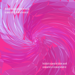 Fototapeta na wymiar Background Blizzard pink, lilac, abstraction. Showcase mosaic.