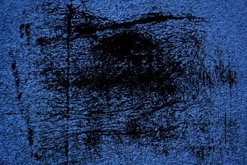 Obraz premium Ultra blue grunge Concrete cement texture, stone surface, rock background