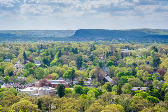 View from East Rock, in New Haven, Connecticut