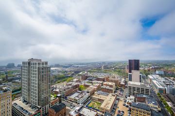 Naklejka premium View of downtown New Haven, Connecticut