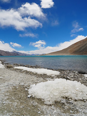 Pangong lake in Leh, India