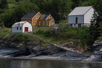 The Blanchette house in Forillon National Park, Canada