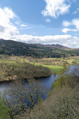 Queen's View Loch Tummel in Scotland