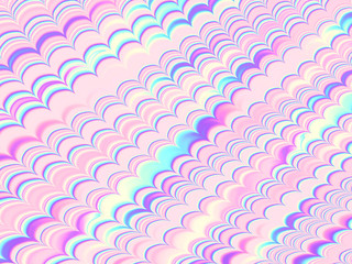 Holographic foil Wave pattern Colorful background