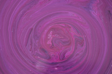 Closeup abstract color mixing of acrylic for use as background. Acrylic texture with marble pattern, marbling background 