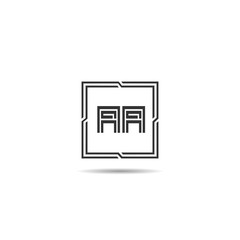 Initial Letter AA Logo Template Design