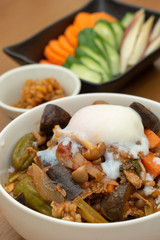 Summer vegetables bowl