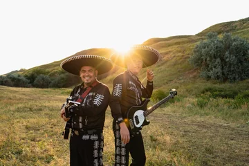 Tuinposter Musicians mariachi outdoor. Latin music.  © scharfsinn86
