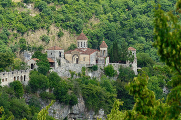 Fototapeta na wymiar Georgia, Gelati monastery old orthodox centre of religious life near Kutaisi, UNESCO.