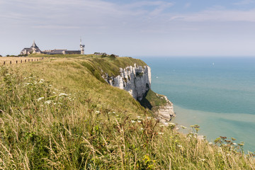 Fototapeta na wymiar Cliffs of Fecamp, Normandy