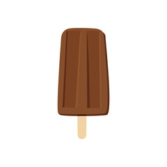 Vector illustration of ice cream or popsicle. Summer concept.