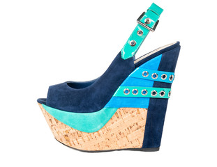 Womens suede sandals