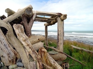 Cabane au bord de l'eau